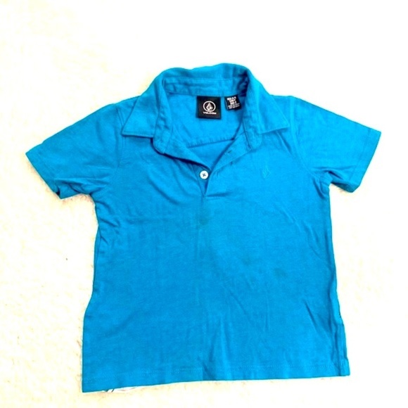 Volcom | Polo Short Sleeve Shirt Boys Size 4 Collared - Picture 1 of 9